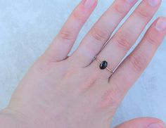 Black Onyx Ring, Gold Onyx Ring, Stacking Ring, Stacking Onyx Ring, Black Ring, Gold Black Ring, Ene Dainty Adjustable Black Ring, Nickel Free Black Rings Gift, Dainty Black Adjustable Rings, Nickel-free Black Rings As Gift, Adjustable Black Dainty Ring, Black Minimalist Stackable Jewelry, Everyday Black Onyx Rings, Nickel-free Black Everyday Jewelry, Nickel Free Black Promise Ring