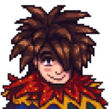 an image of a pixel art character with long hair