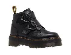 ad eBay - New Dr Martens Women's Devon Heart Platform Black Nappa Leather Boots Size 6 - Buy Now, click the link (eBay) Heart Boots, Heart Platforms, Dr Martens Womens, Women's Boots, Nappa Leather, Dr. Martens, Boot Shoes Women, Devon, Leather Boots