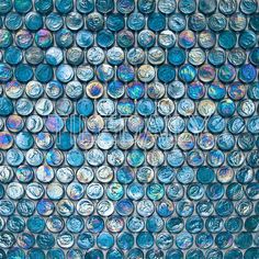 an abstract background made up of glass bottle caps