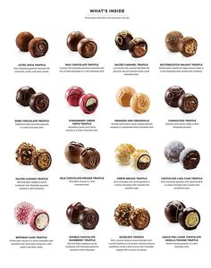 an image of different types of chocolates