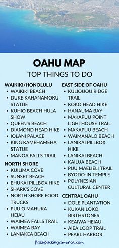 the top things to do in oahuu