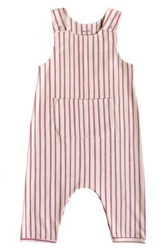 Crisp vertical stripes add to the endearing style of organic-cotton overalls complete with a front patch pocket. 100% organic cotton Machine wash, tumble dry Imported Toddler Overalls, Cotton Overalls, Coverall Jumpsuit, Toddler Hat, Summer Mood, Baby Protection, Summer Stripes, Organic Baby Clothes, Buy Buy Baby