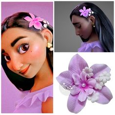 Isabella Madrigal, Star Bedroom, Isabela Madrigal, Fantasy Dolls, Head Flower, Outfit Costume, Miraculous Wallpaper, Fantasy Doll, Princesa Disney