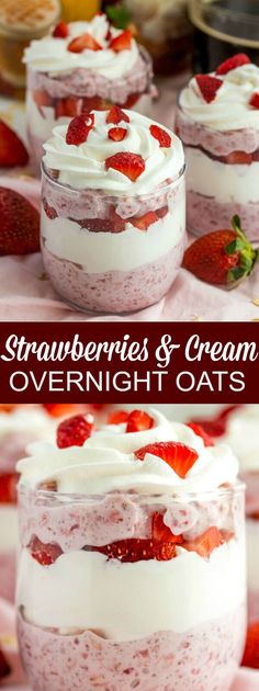 strawberry shortcakes and cream overnight overnight oats