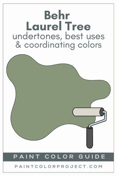 the paint color guide for behr laurel tree undertones, best uses and coordinating colors