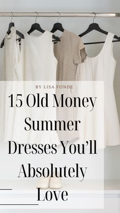 Everyone is obsessing over the old money style right now. The Old Money aesthetic summer is becoming a huge trend once again, and we're here for it. This article is all about 15+ Old Money summer dress ideas you'll love. Old money summer dress aesthetic. Cute old money dresses for summer. Old Money Work Outfits Summer, Timeless Summer Dress, Elegant Summer Outfits Plus Size, Old Money Linen Outfit, Resort Dinner Outfit Classy, Old Money Casual Dress, Old Money Outdoor Outfit, Minimalist Summer Dress, Classy Summer Looks