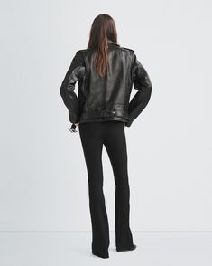 Buy the Dallas Leather Moto Jacket at rag & bone. Free Shipping in the US. Belted Biker Jacket For Workwear, Edgy Leather Jacket With Belt Loops For Work, Edgy Biker Jacket With Belt Loops For Workwear, Fitted Moto Outerwear With Belt Loops, Long Sleeve Biker Jacket With Belt Loops, Chic Fitted Biker Jacket With Belt Loops, Fall Biker Leather Jacket With Belt Loops, Fall Moto Biker Jacket With Belt Loops, Edgy Leather Biker Jacket With Belt Loops