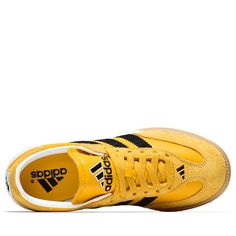 Leather upper and lining Suede accents Foam midsole Rubber outsole Color: Crew Yellow/Core Black/Gum Style: IE9111 Yellow Samba, Yellow Core, Yellow Adidas, Color Crew, Womens Air Jordans, Air Jordan 3 Retro, Black Gums, Adidas Campus, Air Jordan 4 Retro