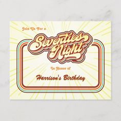 an old fashioned birthday card with the words, you've got a special night on it