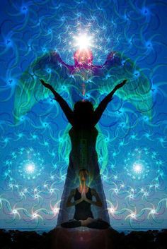 Radio Brujas y Leyendas: 7 TIPOS DE GUÍAS ESPIRITUALES A LOS QUE PUEDES ACCEDER Image Zen, Arte Yoga, Women's Circle, Divine Light, Visionary Art, Arte Fantasy, Spiritual Healing, Spiritual Art