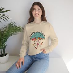 No Rain No Flower Crewneck Sweatshirt Garden Club Shirt - Etsy Ray Music, Hollywood Pictures, New Line Cinema, Mill Creek, No Rain, Sony Pictures, Socks And Sandals, Pant Shirt, Sweater Weather