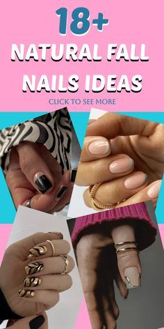 Natural Fall Nails, Natural Nail Ideas, Fall Nails Ideas, Spring Nail Designs, Nail Care Tips, Nail Strengthener, Autumn Nature