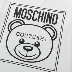 SS-20 MOSCHINO TEDDY LABEL T-SHIRT | ES Shop