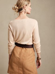 Merino Wool Sweater | Banana Republic Factory Beige Long Sleeve V-neck Sweater For Layering, Cream Wool Tops For Layering, Cream Merino Wool Crew Neck Tops, Merino Wool Crew Neck Sweater For Work, Beige Merino Wool Top For Layering, Beige Wool Tops For Layering, Spring Wool V-neck Sweater With Long Sleeves, Merino Wool Long Sleeve V-neck Sweater For Work, Spring Merino Wool Sweater For Work