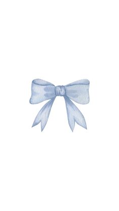 a blue bow on a white background