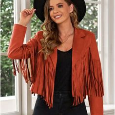 Fabric Type90% Polyester, 10% Elastane Care Instructionshand Wash Or Dry Clean Originimported Country Of Originchina About This Item High Quality Fabric: S=Us 4-6m=Us 8-10l=Us 12-14xl=Us 16-18xxl=Us 20 Women Faux Suede Jackets Is Made Of Superior Material, Durable And Soft, Which Can Provides You Unprecedented Comfort. Faux Suede Jacket, Boho Festival, Lady In Red, Suede Leather, Faux Suede, Quality Fabric, Dry Clean, Jackets & Coats, Jackets For Women