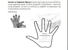 an image of a hand that is in the middle of a page with instructions on how to