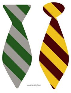 three different colored ties on a white background