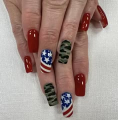 How To Do Camo Nails, Military Nail Designs, Marine Corps Nails Designs, Army Nail Art, Marine Nails, Lilac Nails Design