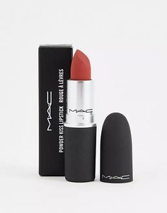 MAC Powder Kiss Lipstick - Devoted To Chili | ASOS Devoted To Chili Mac, Mac Powder Kiss Lipstick, Kiss Lipstick, Mac Powder, Chili Mac, Chili, Must Haves, Asos, Mac