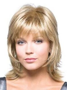 Bailey | Rene of Paris wigs | Classic Cap | You Choose Color | eBay Layers With Wispy Bangs, Bangs Medium Length Hair, Bangs Medium Length, Rene Of Paris Wigs, Feathered Layers, Short Shag Hairstyles, Shag Hairstyles, Wig Stand, Wispy Bangs