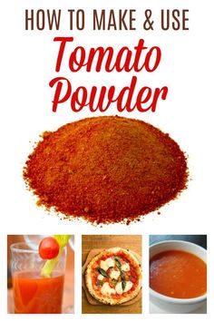 how to make and use tomato powder