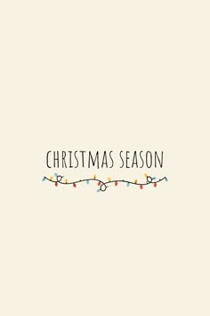 a christmas card with the words christmas season on it