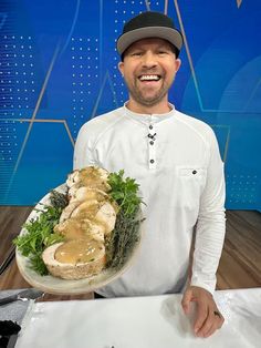 Chef Jeremy Ford's budget friendly shortcut Thanksgiving recipes - ABC News Cheese And Rice, Stuffed Turkey Breast, Herb Potatoes, Stuffed Turkey, Creamy Macaroni And Cheese, Turkey Breast Recipe, Dinner On A Budget, Wellness Recipes, Rice Pudding