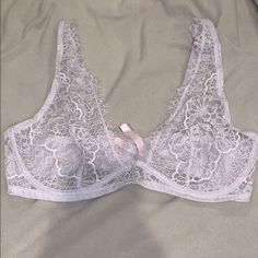 Victoria’ssecret Dreamangel Unlined Plunge Bra 38d Tried On Once, Never Worn. Brand New Without Tags. White Feminine Bra With Lace Closure, Feminine White Bra With Lace Closure, Party White Bra With Lace Closure, White Party Bra With Lace Closure, Feminine White Bra For Party, Feminine White Party Bra, Feminine Victoria's Secret Wedding Bra, White Sheer Bra For Party, Sheer White Party Bra