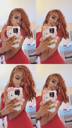 black girl hairstyles | slick back hairstyles | black girl selfies | layouts black girls | pretty black girls |
black girls pretty | ginger loc styles | boho faux locs