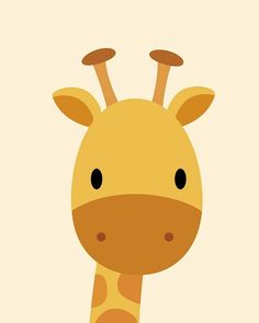 a cartoon giraffe is standing in the grass