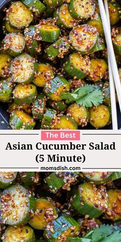 Non Reheat Lunches, Tick Tock Cucumber Salad, Cucumber Salad Recipes Tiktok, Viral Cucumber California Roll Salad, Crushed Cucumber Salad, Whole Cucumber Recipes, What To Do With Cucumbers, Asian Cucumber Recipe, Quick Cucumber Salad