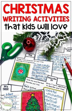 christmas writing activities that kids will love