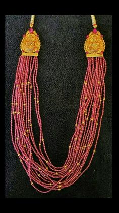 Chudithar Neck Designs, Gold Coin Jewelry, Ruby Chain, Pearls Jewellery, Gold Temple Jewellery, Beads Designs