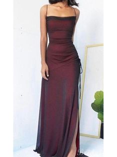 Prom Dress Inspo, Custom Prom Dress, Burgundy Prom Dress, Prom Dress Inspiration, Custom Size Dresses, Pretty Prom Dresses, Black Tulle, فستان سهرة, Vestidos Prom