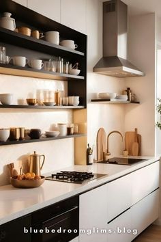 Kitchen open shelving can add charm and functionality to any kitchen. Check out these 24 ideas to transform your space with accessible, beautiful shelving that shows off your style and keeps essentials within reach.