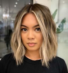 Short Blonde Highlights Wigs with Dark Roots for Women Caucasian 100% Human Hair Bob 2024, Braids Bob, Women's Haircuts, Haircuts 2024, Highlight Ideas, Short Ombre Hair, Short Dark Hair, Hairstyles Prom, Hair Adviser