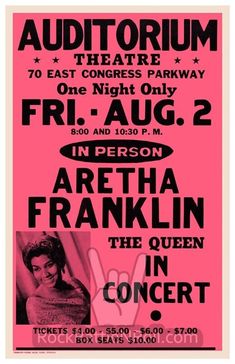 an old concert poster for the queen in concert