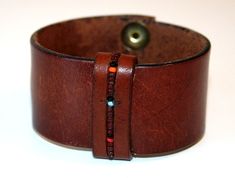 Repurposed Brown Leather Cuff with Beads OOAK Adjustable Hand-stitched Cuff Bracelet, Handmade Adjustable Cuff Bracelet For Everyday Use, Hand-stitched Brown Cuff Bracelet, Brown Hand-stitched Cuff Bracelet, Adjustable Brown Hand-stitched Cuff Bracelet, Southwestern Brown Leather Cuff Bracelet, Leather Concho Cuff Bracelet Gift, Leather Concho Cuff Bracelet As A Gift, Beaded Leather Bracelet - Perfect Gift