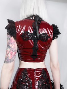 Lip Service Bloodlust Underbust Corset Fitted Lace Corset For Cosplay, Gothic Corset Belt With Corset Back For Club, Red Gothic Fitted Corset Belt, Halloween Red Corset With Boned Bodice, Gothic Lace Corset For Cosplay, Fitted Lace Corset For Alternative Fashion, Lace Fitted Corset For Alternative Fashion, Gothic Red Party Corset, Red Halloween Corset With Corset Back