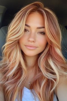 #BEAUTY ,#REALATIONSHIPS #Fashion #Outfits #Winter Outfits #Animals Neapolitan Hair, Hair Highlights Ideas, Shades Of Chocolate, Vanilla Blonde, Fall Blonde Hair, Strawberry Blonde Highlights, Highlights Ideas, Red Blonde Hair, Strawberry Blonde Hair Color