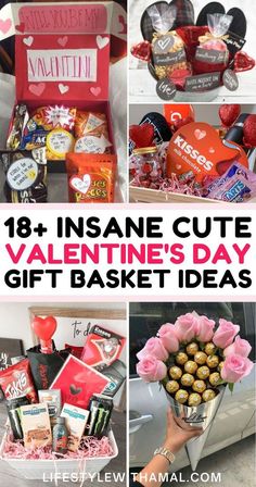 18 Easy DIY Valentine's Day Gift Baskets To Surprise Your Loved Ones With Searching for the best DIY Valentine’s Day gift basket ideas? These sweetest Valentine’s Day baskets are insanely easy to whip up and guaranteed to make anyone’s day #ValentinesDay #ValentinesDayGifts #LoveGifts #RomanticGifts #UniqueGifts #PersonalizedGifts #ExperiencesForTwo #GiftsForHim #GiftsForHer #CouplesGifts #DIYGifts #FoodieGifts #AdventureGifts #CozyGifts #CreativeGifts #LoveIsInTheAir #HappyValentinesDay Date Night Basket, Cake Gift Basket, Five Senses Gift, Homemade Gift Baskets, Gift Baskets For Him, Valentine Gift Baskets, Valentine's Day Gift Baskets