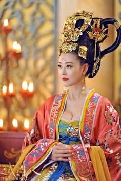 Fan Bingbing in 'The Empress of China' Fan Bingbing Empress, Wu Zetian, The Empress Of China, Chinese Empress, Traditional Chinese Clothing, Empress Of China, Fan Bingbing, The Empress, Chinese Clothing