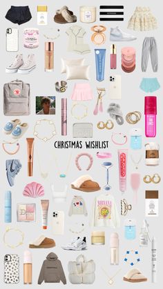 christmas wishlist with all the items in it