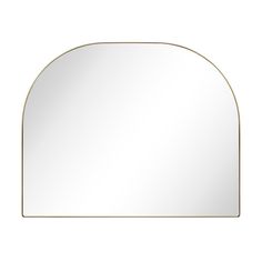 an arch shaped mirror on a white background