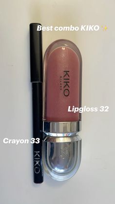 Kiko Lip Combo, Kiko Gloss, Lip Combos, Makeup Drawing, Simple Makeup Tips, Lip Makeup Tutorial, Makeup Help, Swag Makeup, Lip Combo