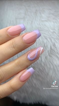 Light Purple Nails, Purple Acrylic Nails, Lavender Nails, Simple Gel Nails, Purple Nail, Casual Nails, Simple Acrylic Nails, Cute Gel Nails