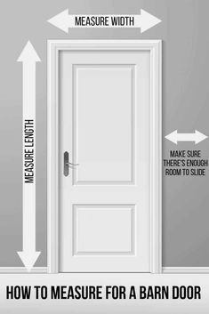 how to measure the width of a door with measurements for each side and top panel