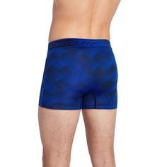 Keep your cool in the Jockey Sport Cooling Mesh Performance Trunk men's underwear. A no-fly construction provides maximum support, while ultrasmooth, quick-drying microfiber and mesh panels help keep you comfortable before, during and after your workout. A full-coverage cut extends to the top of the thigh. Breathable Blue Nylon Boxer Briefs, Sports Nylon Boxer Briefs, Blue Stretch Nylon Boxer Briefs, Sporty Go-dry Nylon Boxer Briefs, Functional Blue Boxer Briefs, Functional Blue Moisture-wicking Boxer Briefs, Seamless Sporty Boxer Briefs For Sports, Sporty Seamless Boxer Briefs For Sports, Functional Blue Activewear Multi-pack